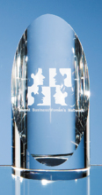 14cm Optical Crystal Cylinder Award